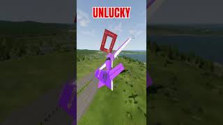 Lucky vs Unlucky Cars  BeamNGDrive shorts [upl. by Caiaphas]