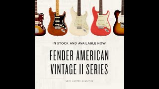 New Fender American Vintage II Release  Thunder Road Guitars [upl. by Acilegna]