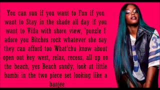 Azealia Banks Paradiso Lyrics [upl. by Odin]