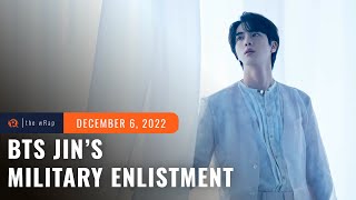 BTS’ Jin’s enlistment will have no official event – BIGHIT Music [upl. by Rice367]