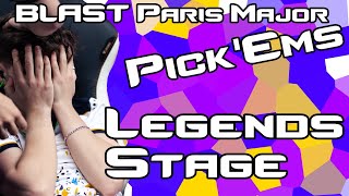 BLAST Paris Major 2023 PickEms Legends Stage Predictions [upl. by Hgielrebma]