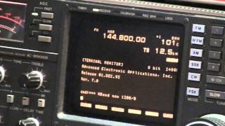 Icom ICR9000 Radio amp modem terminal explained [upl. by Ardnahsal]