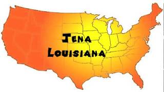 How to Say or Pronounce USA Cities — Jena Louisiana [upl. by Siletotsira]