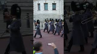 Band of The Welsh Guards calonlan militaryband remembrancesunday shorts Wales London [upl. by Elden]