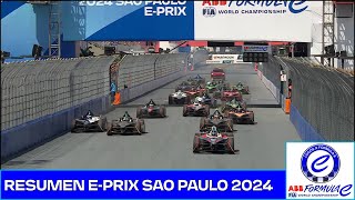 Fórmula E  Resumen EPrix Sao Paulo 2024 [upl. by Ezara12]