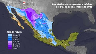 Pronóstico extendido del 9 al 15 de diciembre de 2023 [upl. by Enyr]