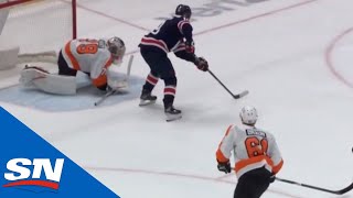 Nicklas Backstrom Finishes Off Great Passing Play From Alex Ovechkin With Spin Move Goal [upl. by Elaval]