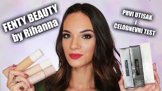 FENTY Beauty by Rihanna  Prvi utisak prajmera i tecnog pudera [upl. by Eednim]