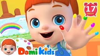 Finger Family  More Domi Kids Songs🎶 amp Nursery Rhymes  Educational Songs [upl. by Cammy412]