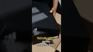 Adidas Response Super BlackWhiteBlack 620  Unboxing adidas shoes sports running indonesia [upl. by Nabala990]