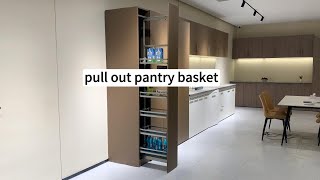 WELLMAx Kitchen pull out pantry unit 6 layers large capacity larder basket kitchenstorage basket [upl. by Airednaxela]