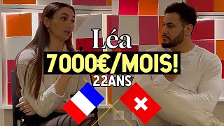 Léa 22ans frontalier SUISSE 7000€mois￼ [upl. by Pogah]