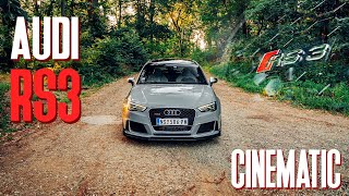 Nardo Grey Audi RS3  Cinematic 4K [upl. by Rizzo]