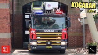 LADDER PLATFORM FRNSW  LP21 turning out to scrap yard fire [upl. by Nurat665]