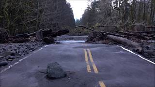 elwha river washout 12 4 17 long [upl. by Chaney]