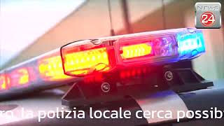 Borgomanero la polizia locale cerca possibili testimoni di un incidente [upl. by Allesor]