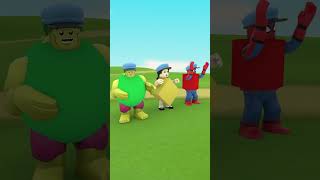 Squid Game Doll Pranks Hulk with Fake Hole Challenge  Roblox 3D [upl. by Gaillard]