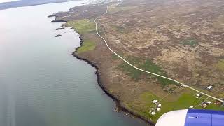 Landing at Keflavik airport on IcelandAir [upl. by Repmek]