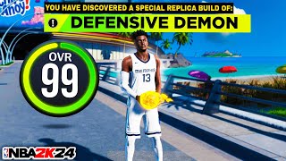 This JAREN JACKSON JR BUILD is A DEFENSIVE FORCE on NBA2K24 [upl. by Nylaras]