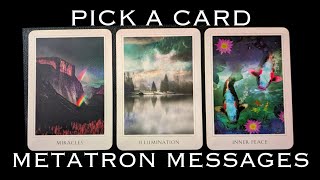 MESSAGES FROM METATRON ⚡🗝️  STARSEED PICK A CARD TAROT READING [upl. by Aruasor]