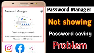 Password manager me password kaise save KarenGoogle password manager not working part 1 [upl. by Prentiss]