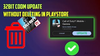 NEW CALL OF DUTY HOW TO UPDATE 32BIT CODM IN PLAYSTORE WITHOUT DELETING FILES [upl. by Jarv]