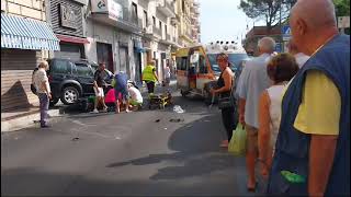 Formia incidente stradale in via Vitruvio [upl. by Harrod741]