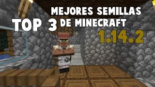 TOP 3 MEJORES SEMILLAS DE MINECRAFT 1142 [upl. by Eigram]