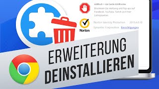 Google Chrome Erweiterungen deaktivieren amp deinstallieren  Plugins in Chrome löschen [upl. by Anitsenre]