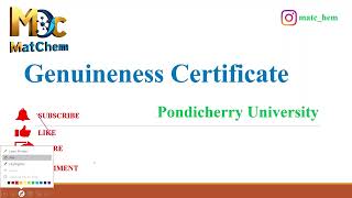 genuinenesscertificate equivalencycertificate pondicherryuniversity LBSSET KTET kpsc [upl. by Ahcsropal]