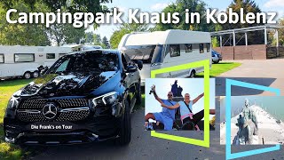 ⭐️⭐️⭐️⭐️ Knaus Campingpark  Campen in Koblenz am Deutschen Eck  CampingplatzBericht [upl. by Derfnam579]