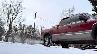 2003 Silverado 1500 53 cold start 0f [upl. by Helbonnah]