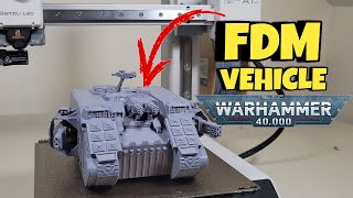 How to FDM Print Vehicles  Warhammer 40K on the Bambu A1 Mini [upl. by Pamella274]