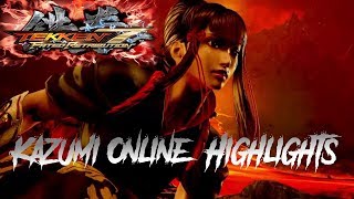 Tekken 7  Kazumi Online Highlights  Part I [upl. by Airtemak732]