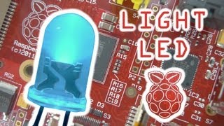 Lighting an LED with the Raspberry Pi [upl. by Laveen]