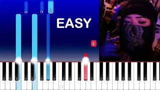 MONTAGEM DIAMANTE ROSA  vtze archive EASY Piano Tutorial [upl. by Craggie]