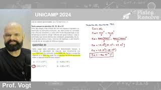 UNICAMP 2024  Prova de conhecimentos gerais  Questão 35 [upl. by Anazraf]