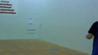 Racquetball Tips Down the Line Pass Forehand [upl. by Akirret]