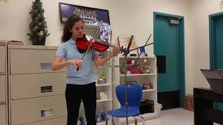 Alexa and Casey and Arvida Middle School Orchestra score at County Solo and Ensemble [upl. by Walcoff]