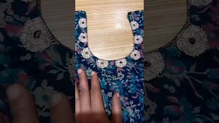 Beautiful neck design😍 Beautiful lace design youtube fashion stitching [upl. by Boony]