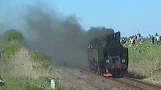 Parada parowozów 2009 Wolsztyn  Steam locomotive parade 2009 in Wolsztyn [upl. by Aihsit]