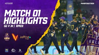 Match 01  Galle Gladiators vs Jaffna Kings  Full Match Highlights LPL 2021 [upl. by Dikmen]