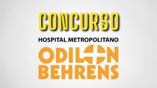 Concurso  Hospital Metropolitano Odilon Behrens  Belo HorizonteMG [upl. by Niccolo]