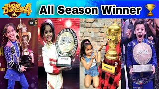 Super Dancer All Chapter Winner  Super Dancer All Season Winner  Super Dancer Chapter 4 Winner [upl. by Melba]