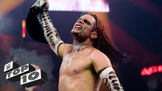 Jeff Hardys greatest title triumphs WWE Top 10 April 21 2018 [upl. by Entroc]