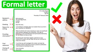 How to write a formal letter 📝  All you need to know [upl. by Aleakam]