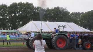 Florian Cardoen met de fendt 614 op TT bassevelde 2014 pull off [upl. by Yeorgi]