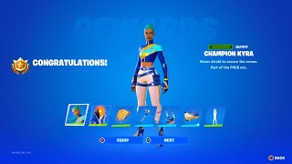 HOW TO GET FNCS CHAMPION KYRA SKIN IN FORTNITE [upl. by Khanna50]