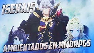 ANIMES ISEKAI ambientados en MMORPGs  Top 5 [upl. by Nash]