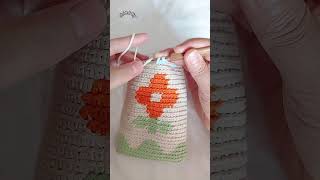 How to make a crochet cell phone bag Crochet Tipsかぎ針編み 후크로 뜨개질하기 kancalarla örme [upl. by Ehcadroj]